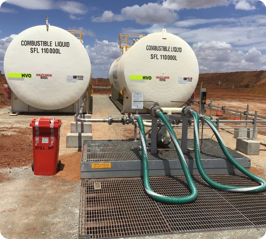 Hydrotreated Vegetable Oil (HVO) Fuel Storage Solution